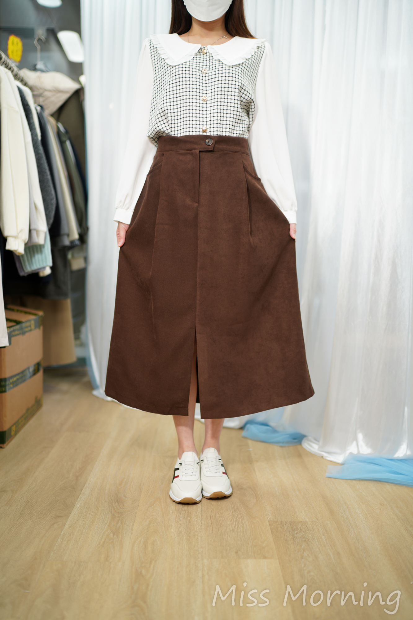 薄絨顯瘦裙(34064)一口價