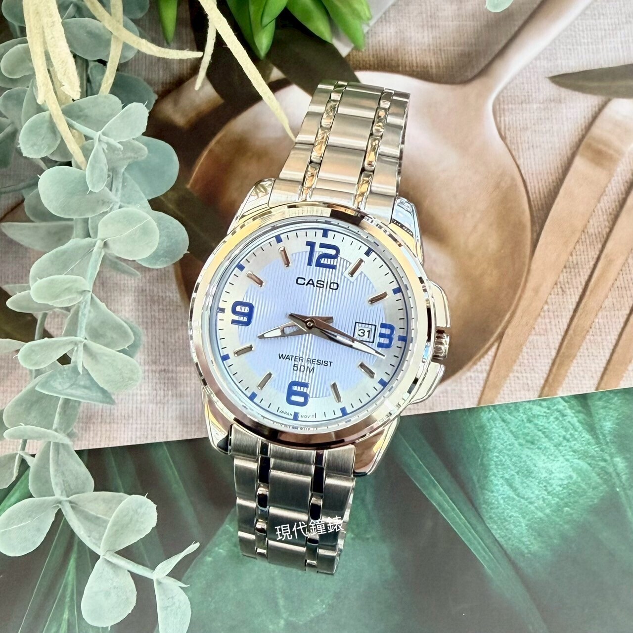 【CASIO 卡西歐】指針女錶LTP-1314D-2A 33.1mm 現代鐘錶