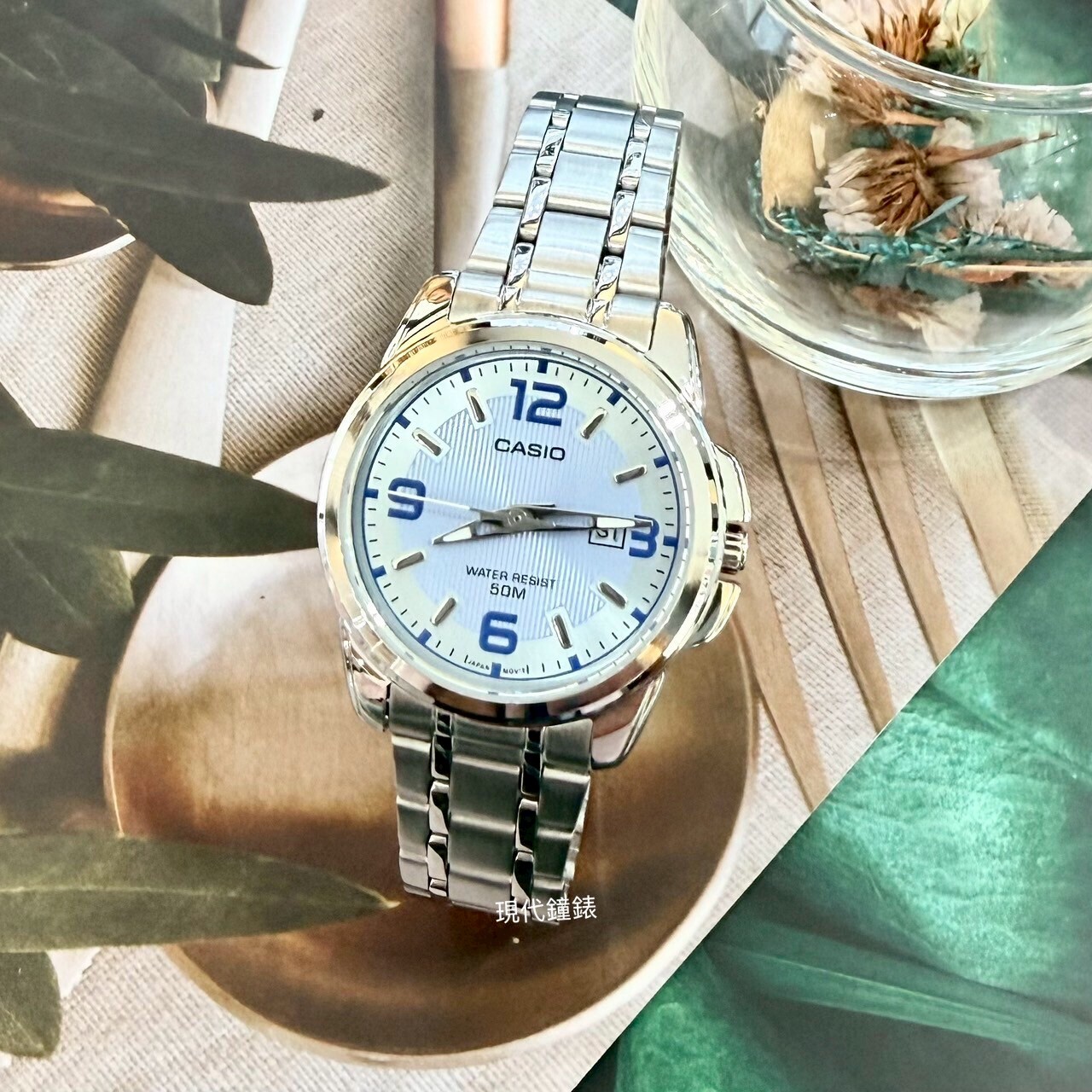 【CASIO 卡西歐】指針女錶LTP-1314D-2A 33.1mm 現代鐘錶