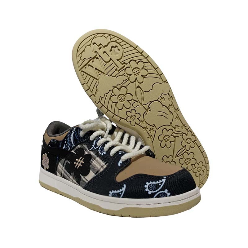 Water The Plant Gangsta Dream Kicks Paisley 藍色 變形蟲 格紋 小花鞋 休閒鞋 WTP-17 [台灣現貨]