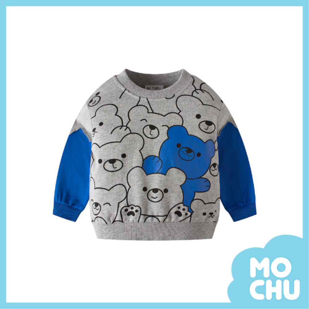小熊排排站長袖上衣(二色)