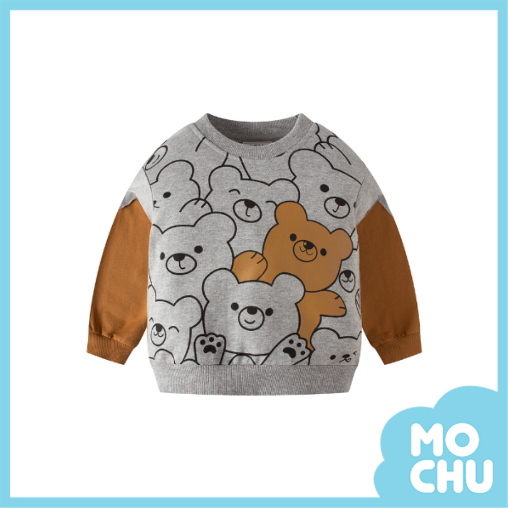 小熊排排站長袖上衣(二色)