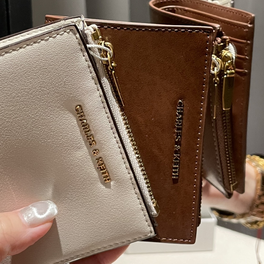『代購商品』CHARLES&KEITH Harmonee 拉鍊短錢包 CK6-10680907