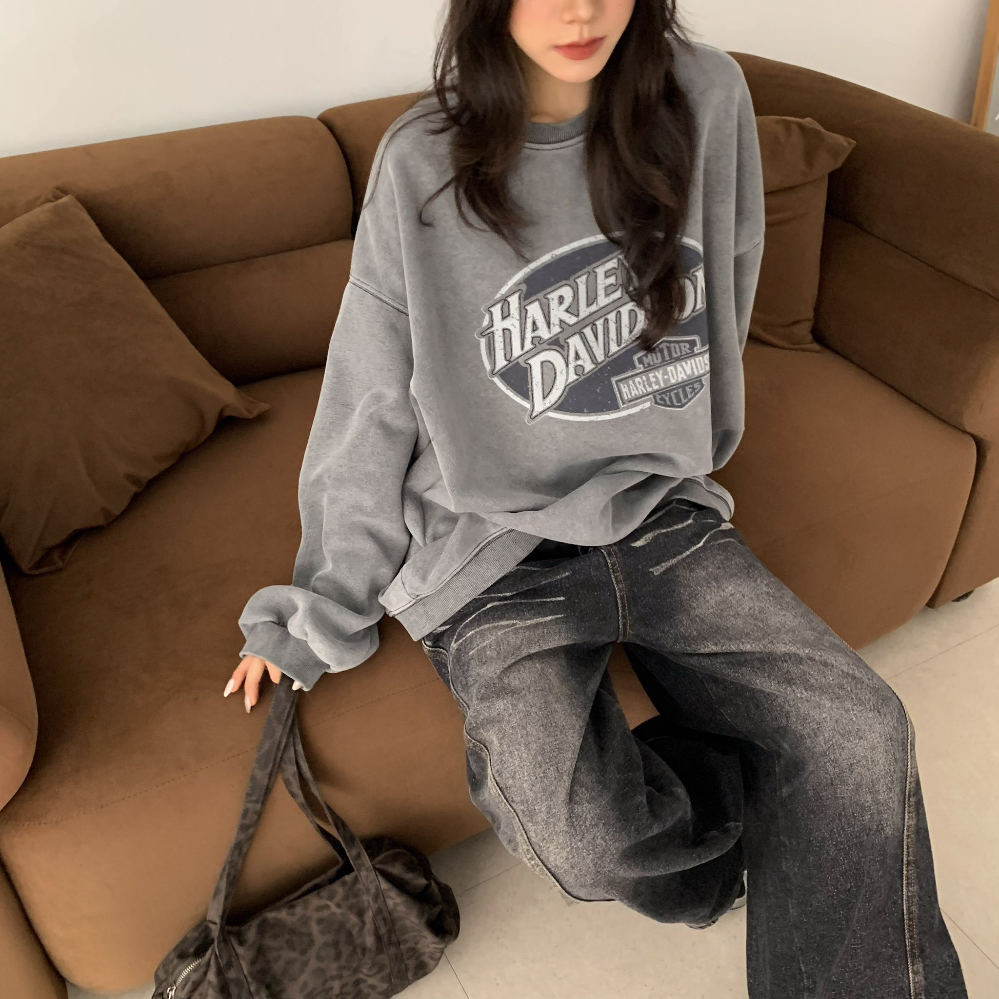 ISA_紐約速報! 復古美式水洗做舊大學TEE_51146