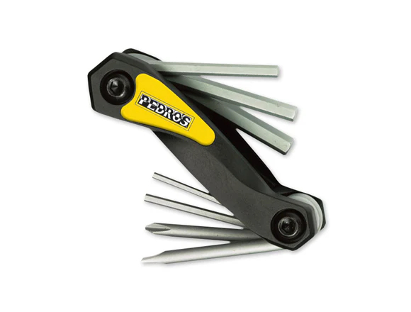 PEDROS 六角扳手組/十字 Folding Hex Set w/ Screwdrivers