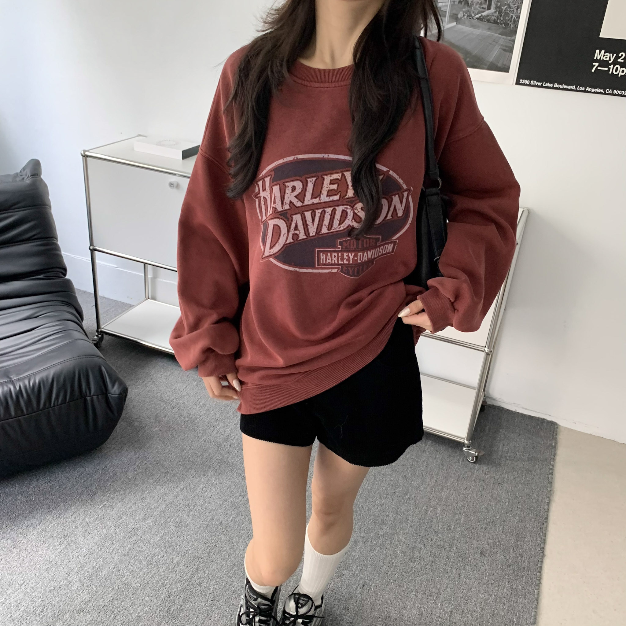 ISA_紐約速報! 復古美式水洗做舊大學TEE_51146