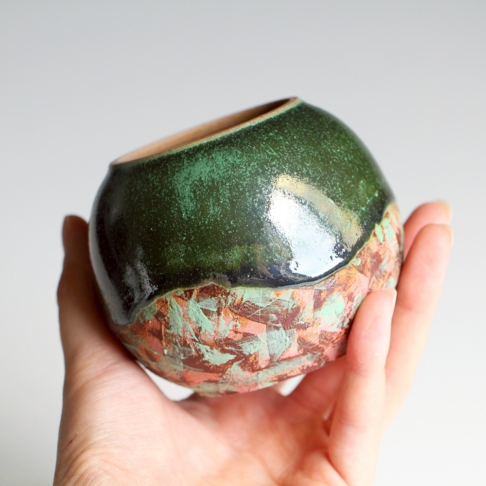 林深見翠茶葉罐