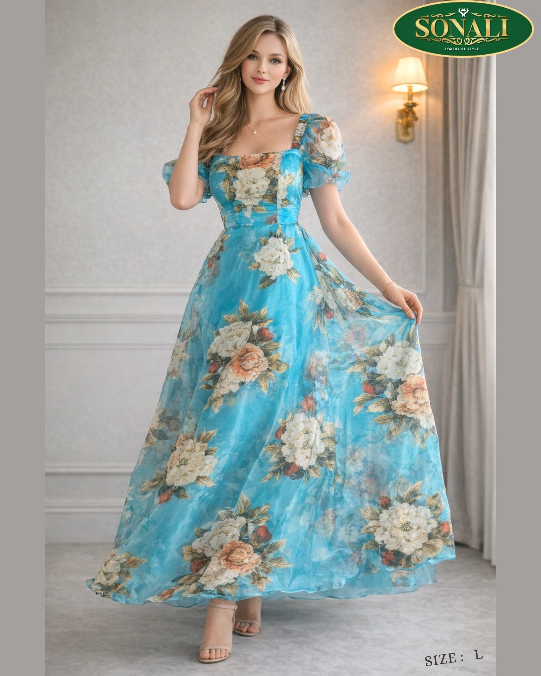 Sonali's Premier Quality Women's Dress Collections / Women's Gown / Floral
