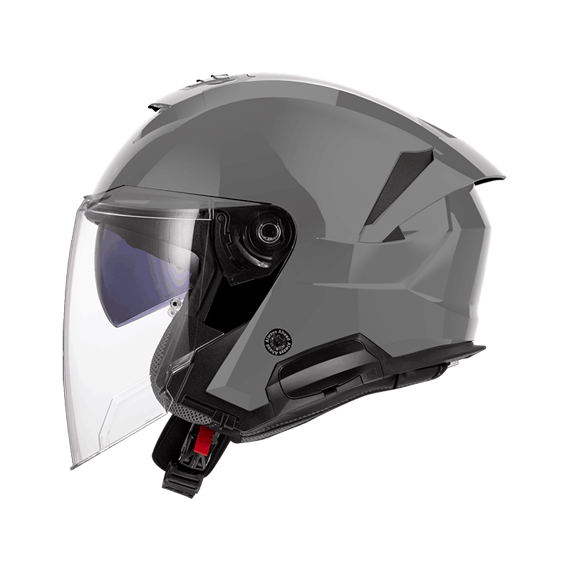 LS2 OF618 VERSO II 亮水泥灰 3/4帽款 內墨片