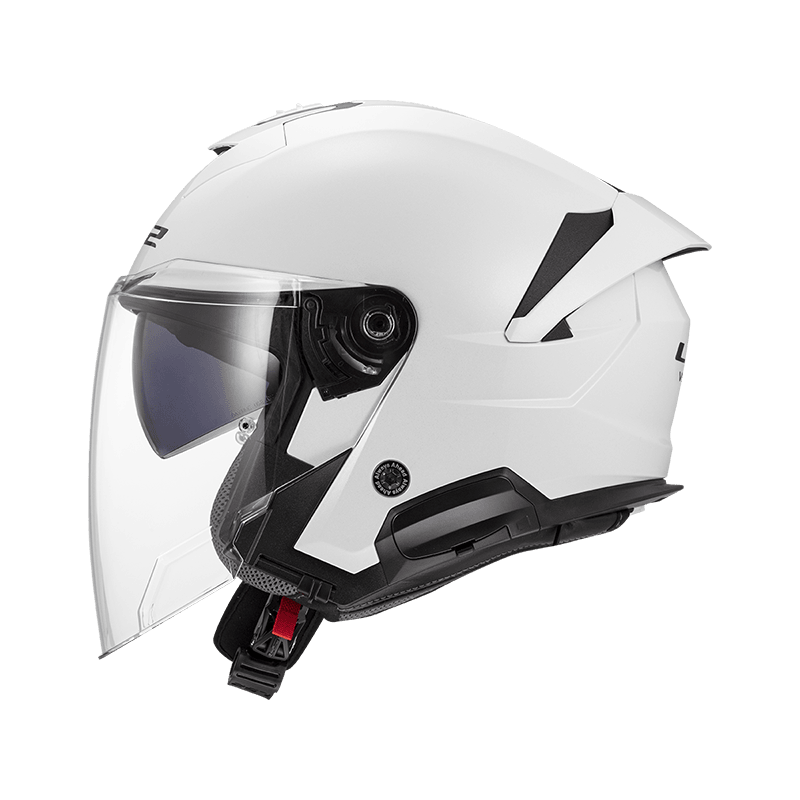 LS2 OF618 VERSO II 亮白 3/4帽款 內墨片