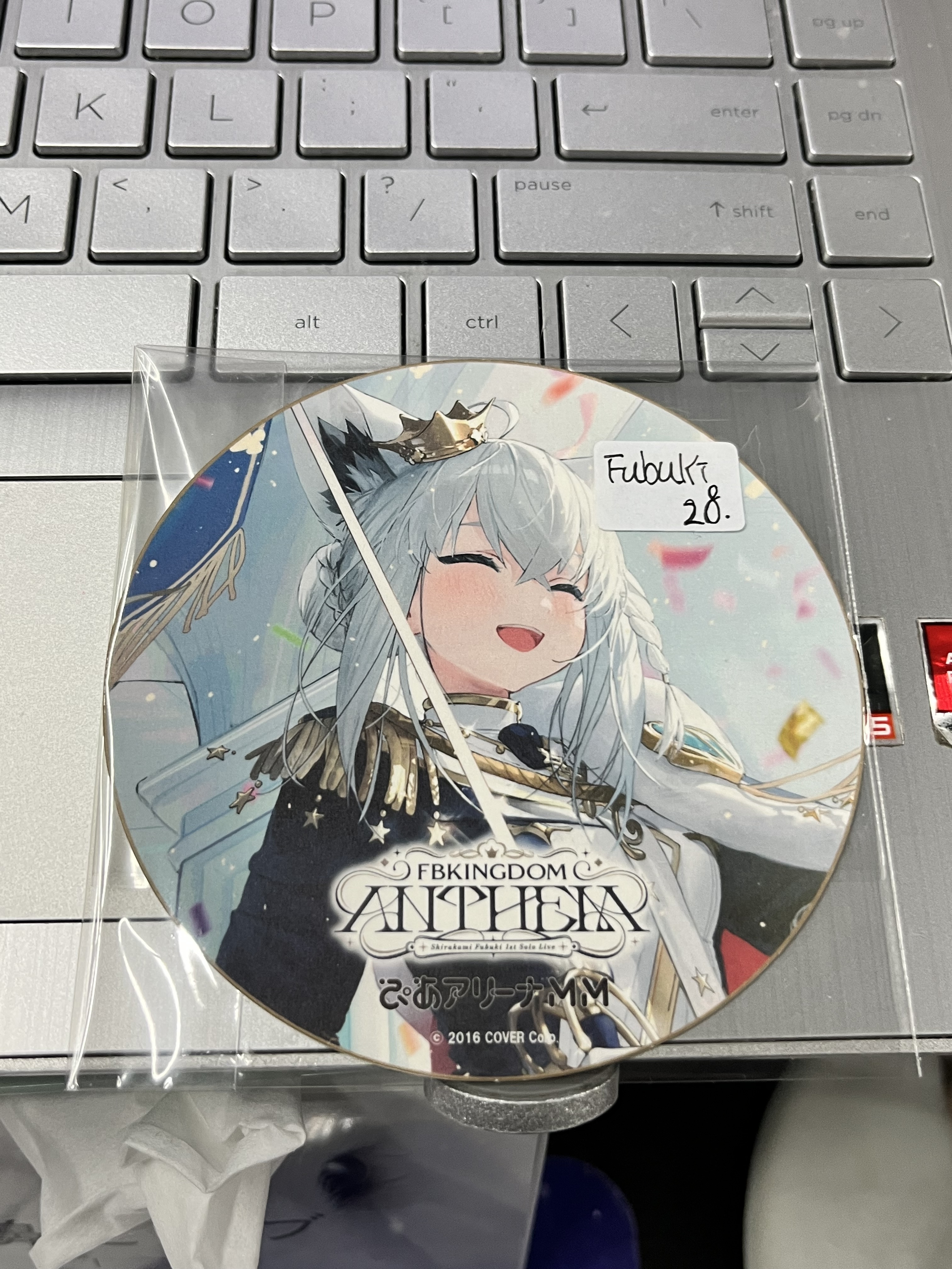 Hololive FUBUKI 杯墊 #348