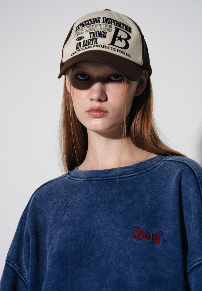 BAUF B LOGO 經典 刺繡 撞色 街頭 棒球帽