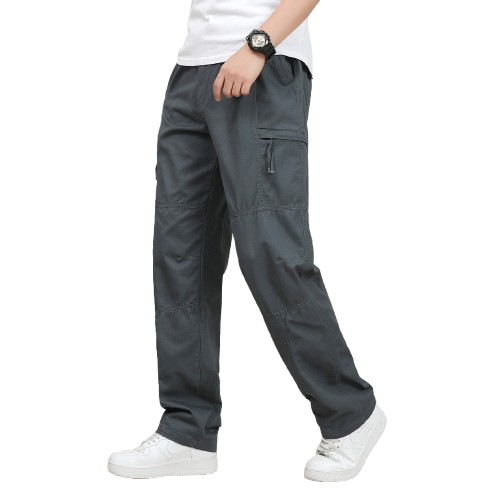 寬鬆直筒口袋長褲 8815