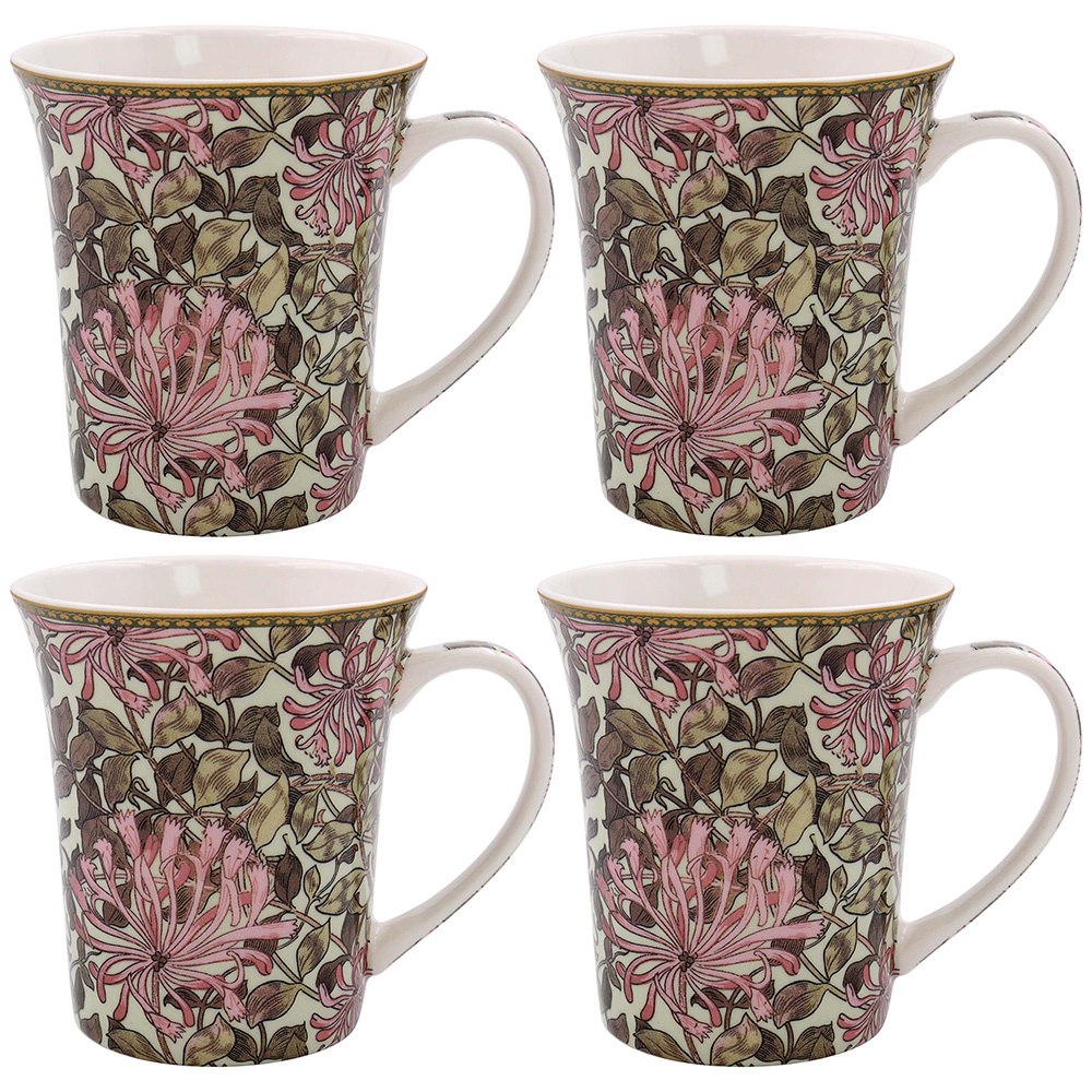【LESSER & PAVEY 】Wm.Morris Honeysuckle 馬克杯4入禮盒