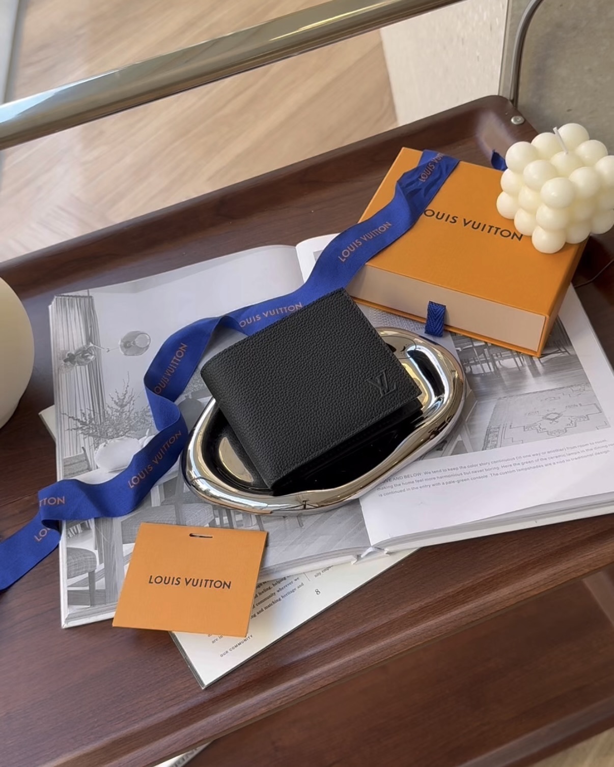 LV｜MARCO 內四卡零錢袋 黑色 M25944