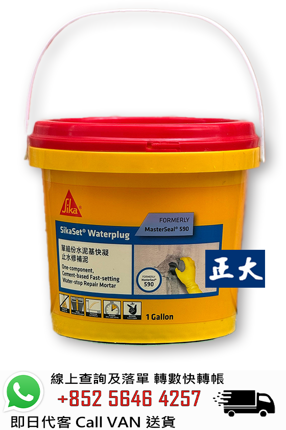 Sika 西卡 SikaSet Waterplug 快速亁固防水泥