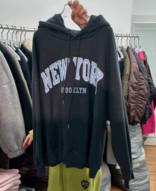 #AD29街頭紐約帽T(灰/墨)