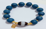 1216GZ106-合香GZ-湖藍龍梅設計款12手串 1條（A106）