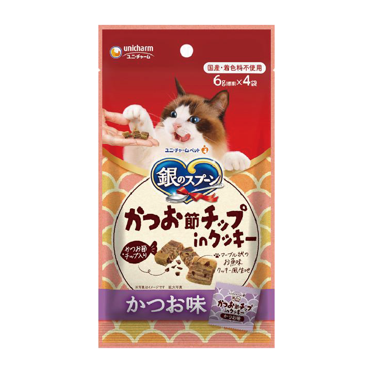 Unicharm | 吞拿魚 美味肉醬 老齡貓小食 6g x4本 (UIC-5426)