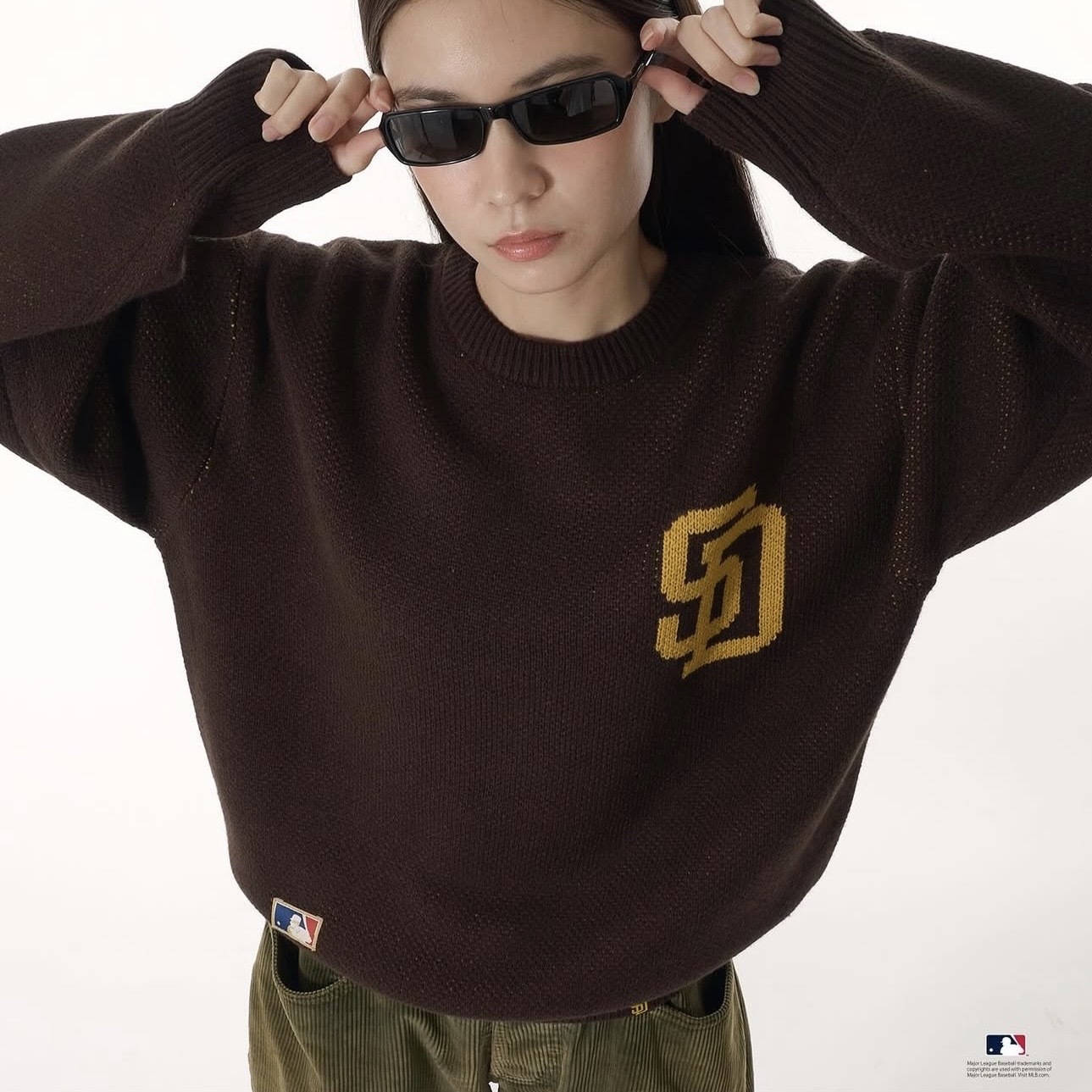 MLB x PERUSHU 針織大學T 長袖 上衣 共四款 聯名 日本代購 99766140