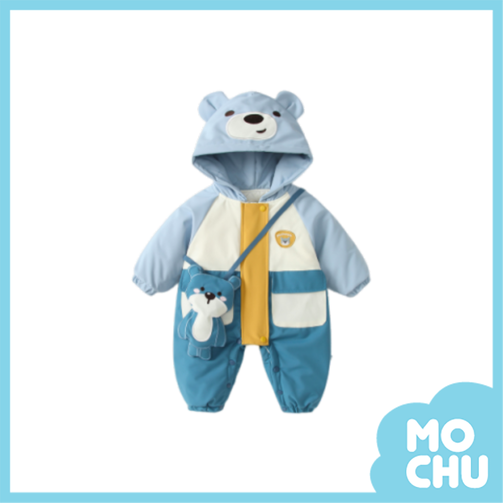 小熊超人鋪棉加厚連身衣