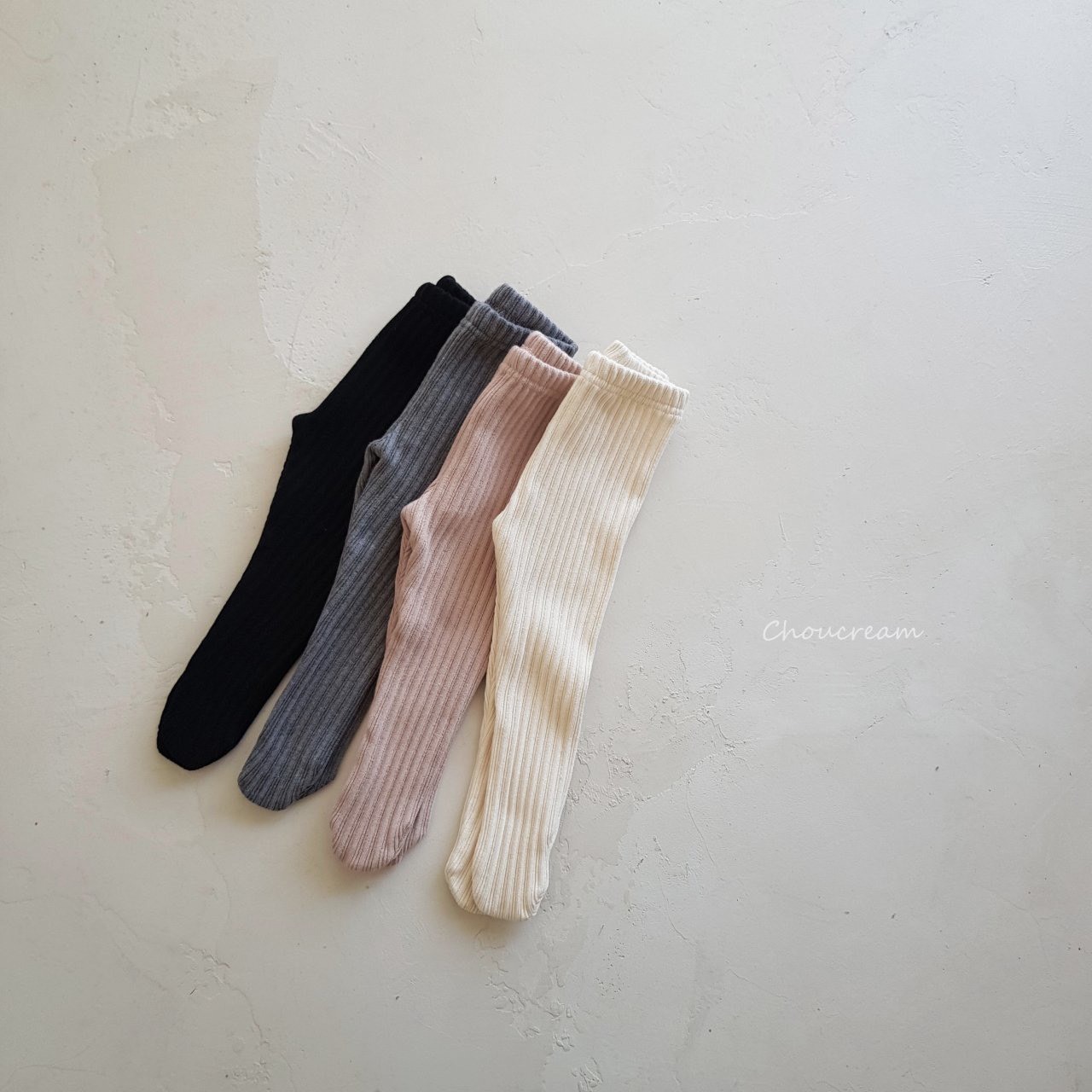 溫柔日常-羅紋包腳打底褲