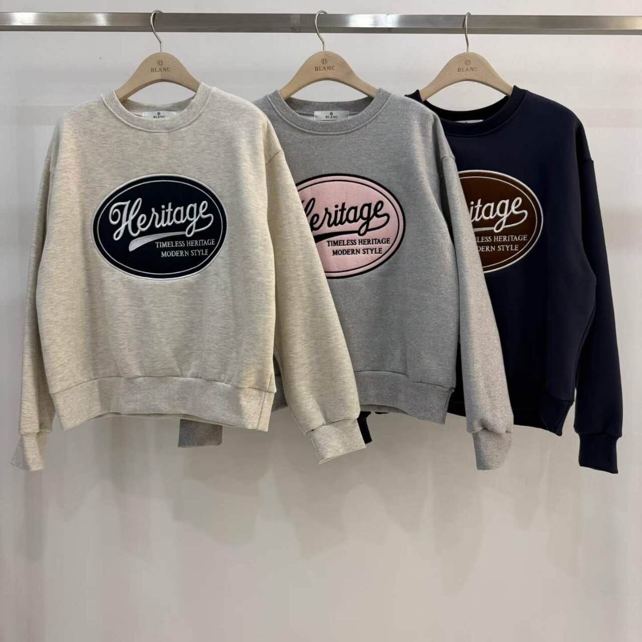 MB5308 Heritage刺綉圓領衛衣