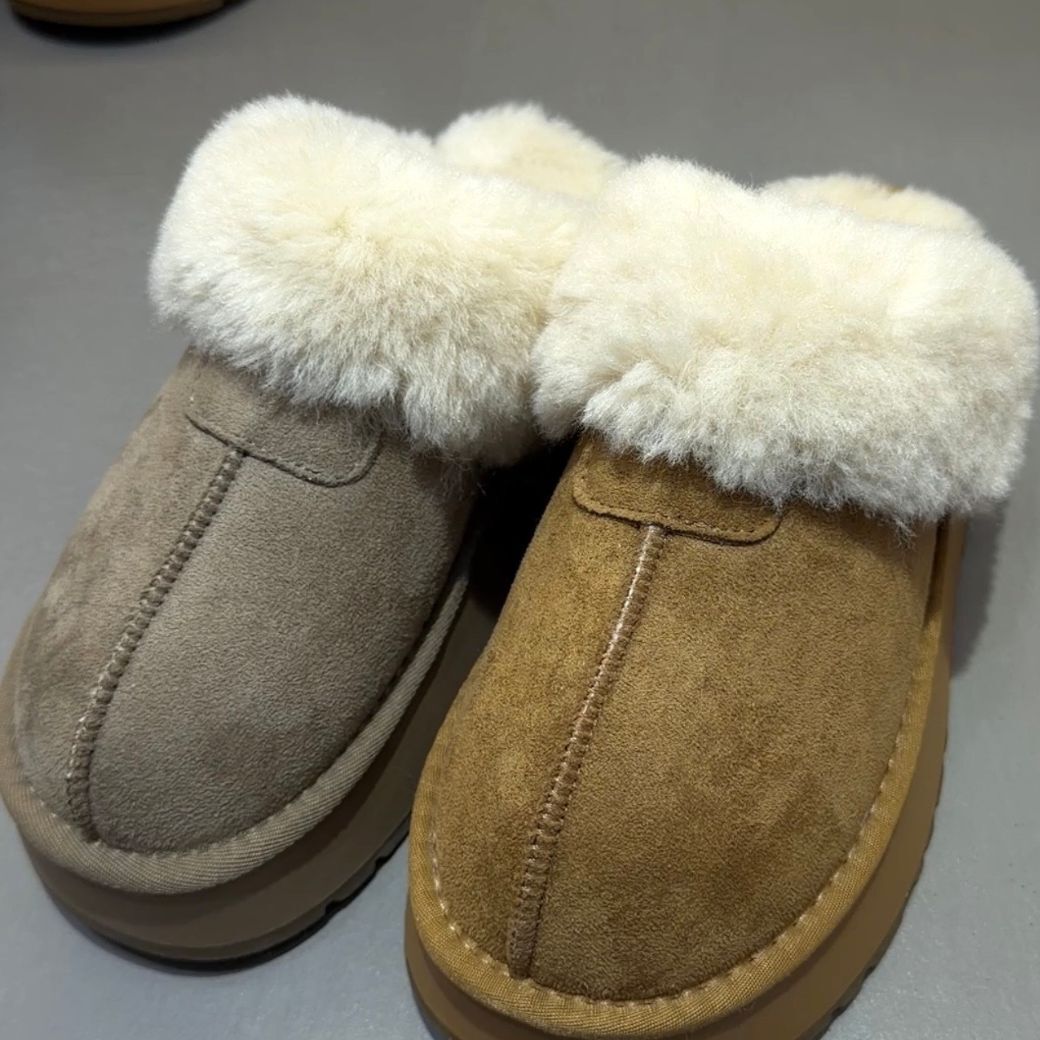 【兔寶寶雪靴】DOMISS厚底保暖雪靴-4色 毛拖鞋 靴子(現+預)