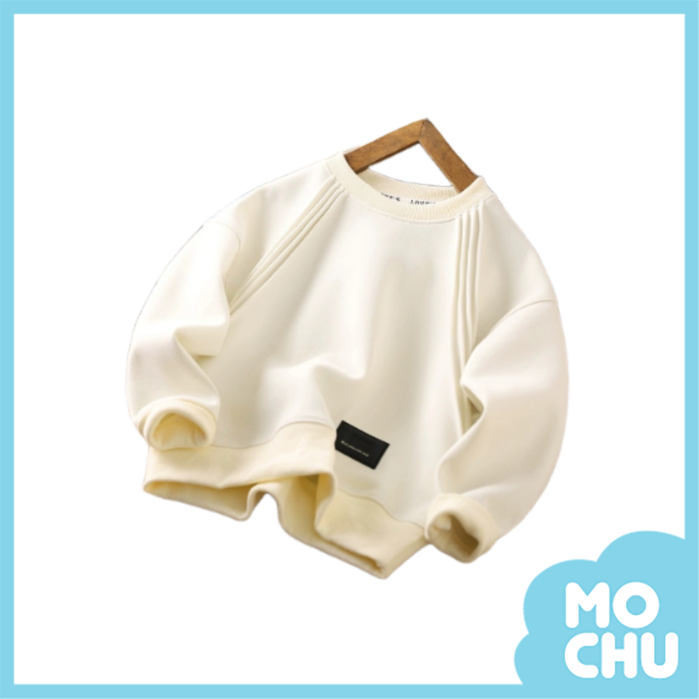 黑標裝飾線落肩上衣(三色)