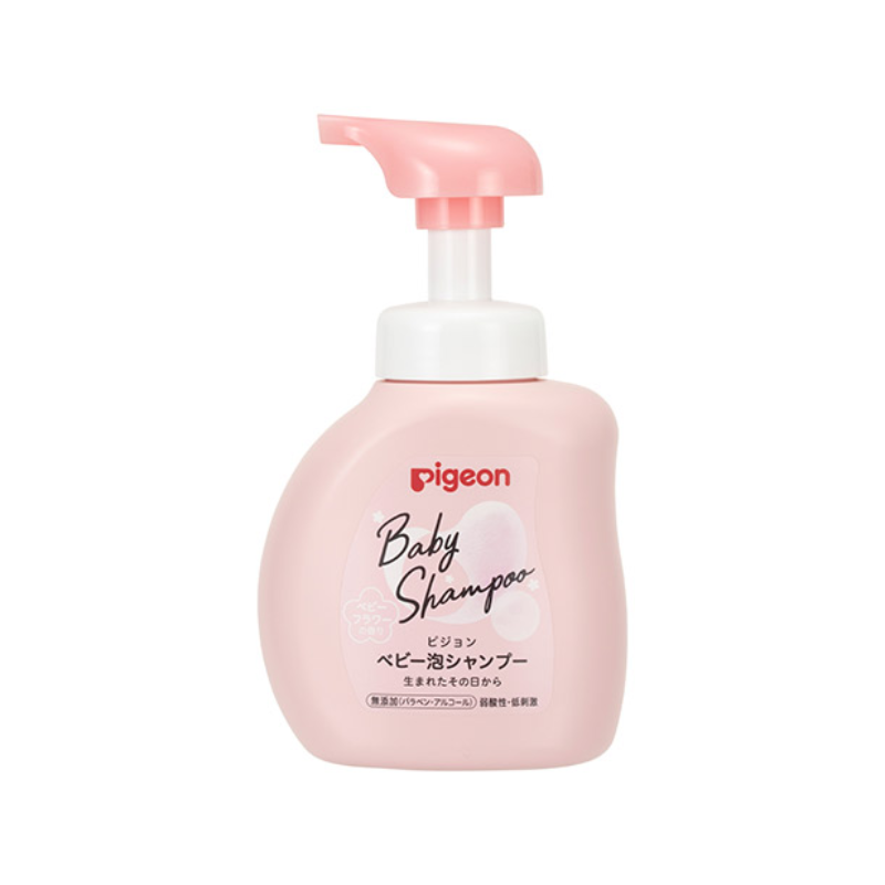 Pigeon Baby Foam Shampoo (Baby Flower Scent) 350ml - Non-Silicone