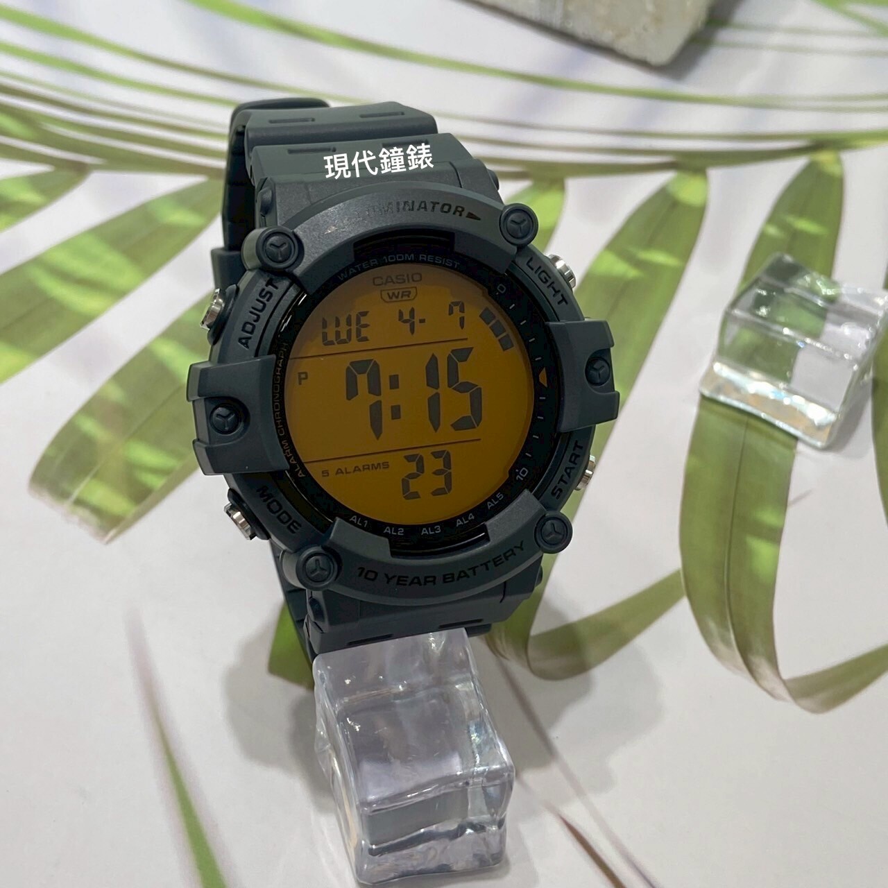 【CASIO 卡西歐】大錶面運動電子錶AE-1500WHC-8A 51.3mm 現代鐘錶