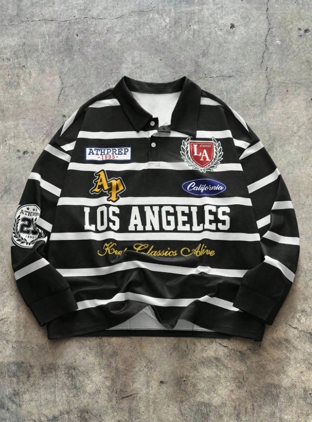 KADMAX大尺碼 - 男士加大碼潮流特殊logo大學TEE〈KSMS2708〉