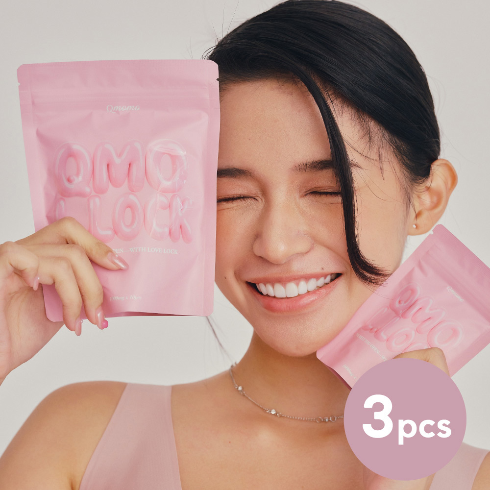 Qmomo O'dat Booty【Lubricating Love Capsule】-Rose (3pcs)