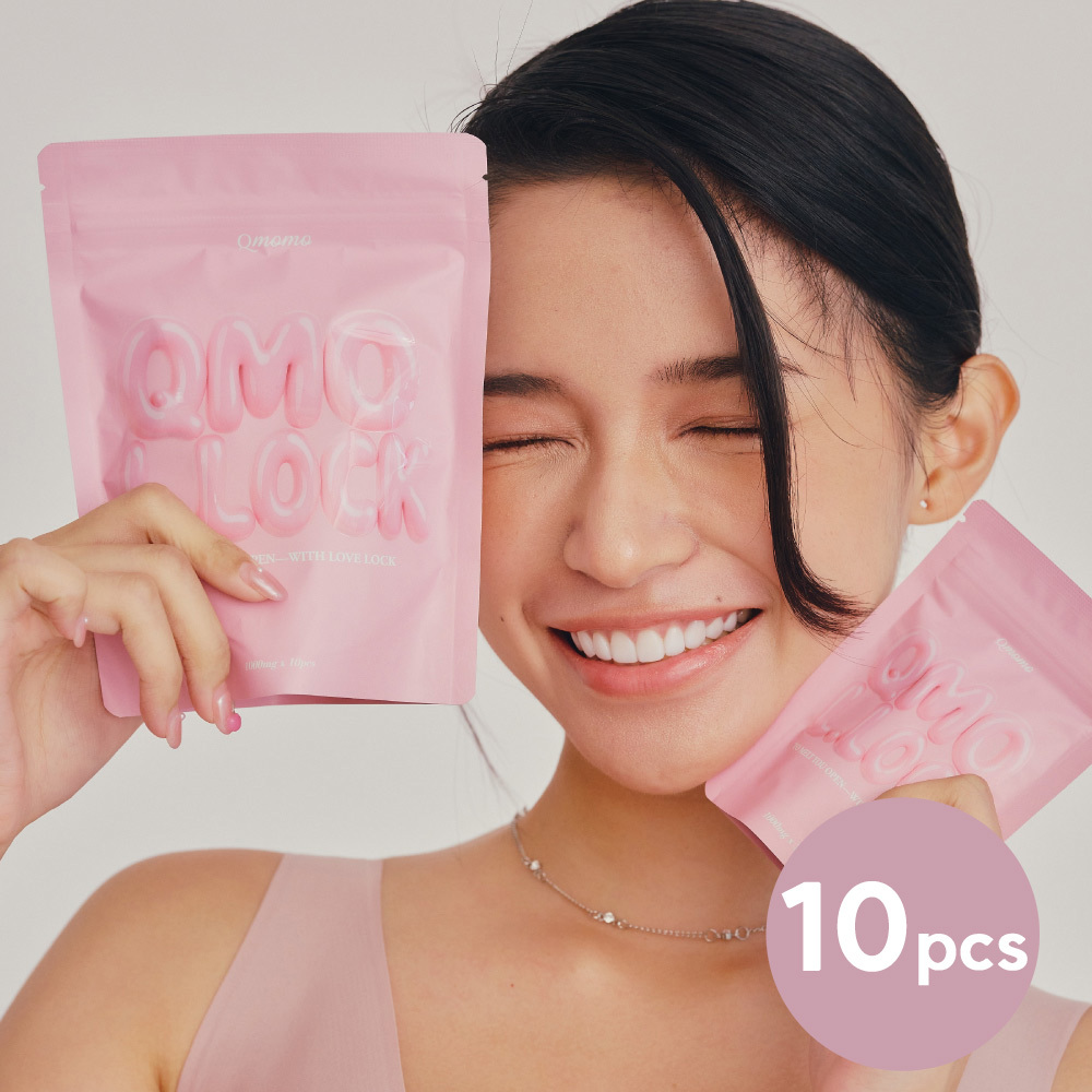 Qmomo O'dat Booty【Lubricating Love Capsule】-Rose (10pcs)