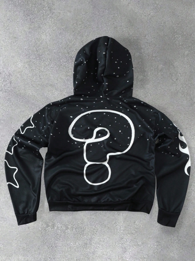 KADMAX大尺碼 - 大碼男特殊網點大印花帽TEE〈KSMS2709〉