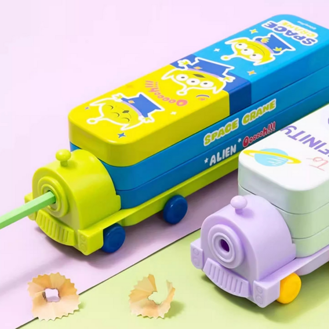 迪士尼反斗奇兵- 火車造型筆盒-三眼仔