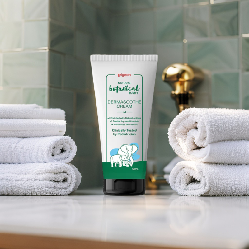 Pigeon Natural Botanical Baby Dermasoothe Cream 50ml - Steroid Free
