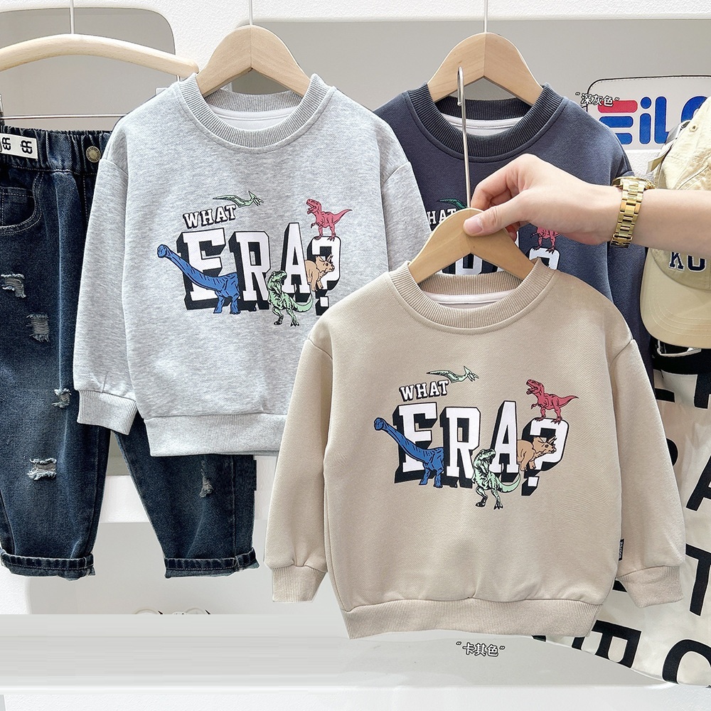 字母恐龍上衣 3色 100-150cm #WY2025061703