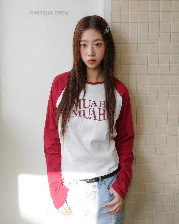 預訂｜MUAHMUAH RAGLAN WAVE PRINTING T-SHIRT