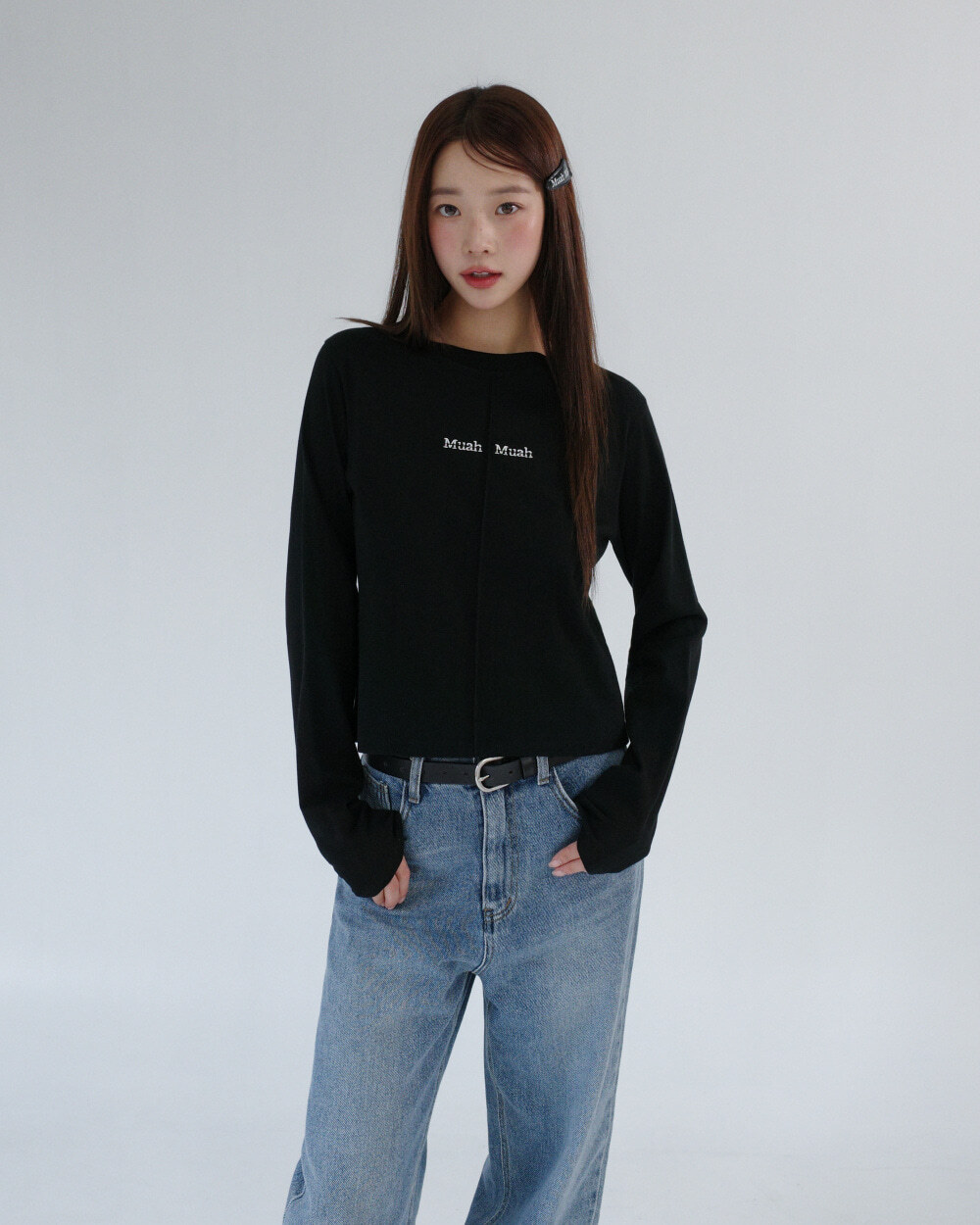 預訂｜MUAHMUAH CROP POINT PINTUCK T-SHIRT