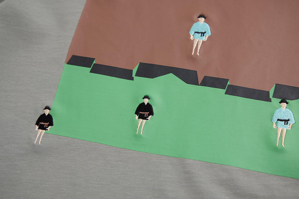 [Empty Cones] Uncle Rain T-shirt Gray