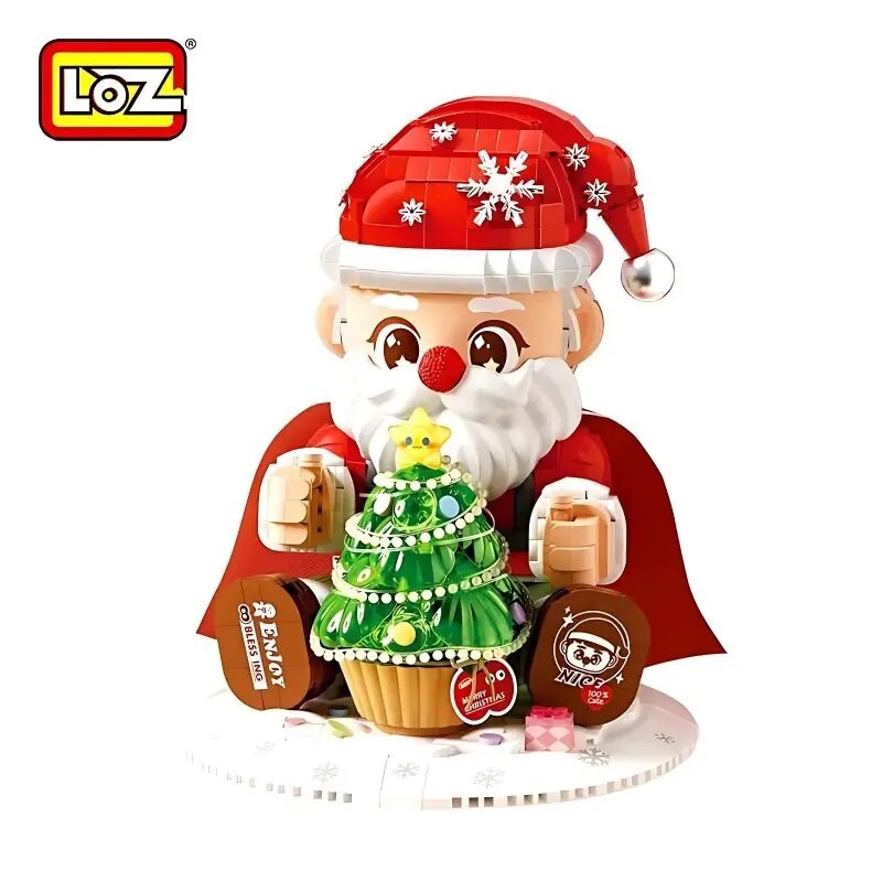 LOZ Santa Claus Mini Building Blocks (Light Up Version)