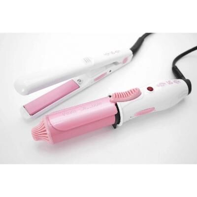 沙宣迷你陶瓷造型 25mm陶瓷捲髮器 + 13mm陶瓷纖巧直髮器禮盒套裝