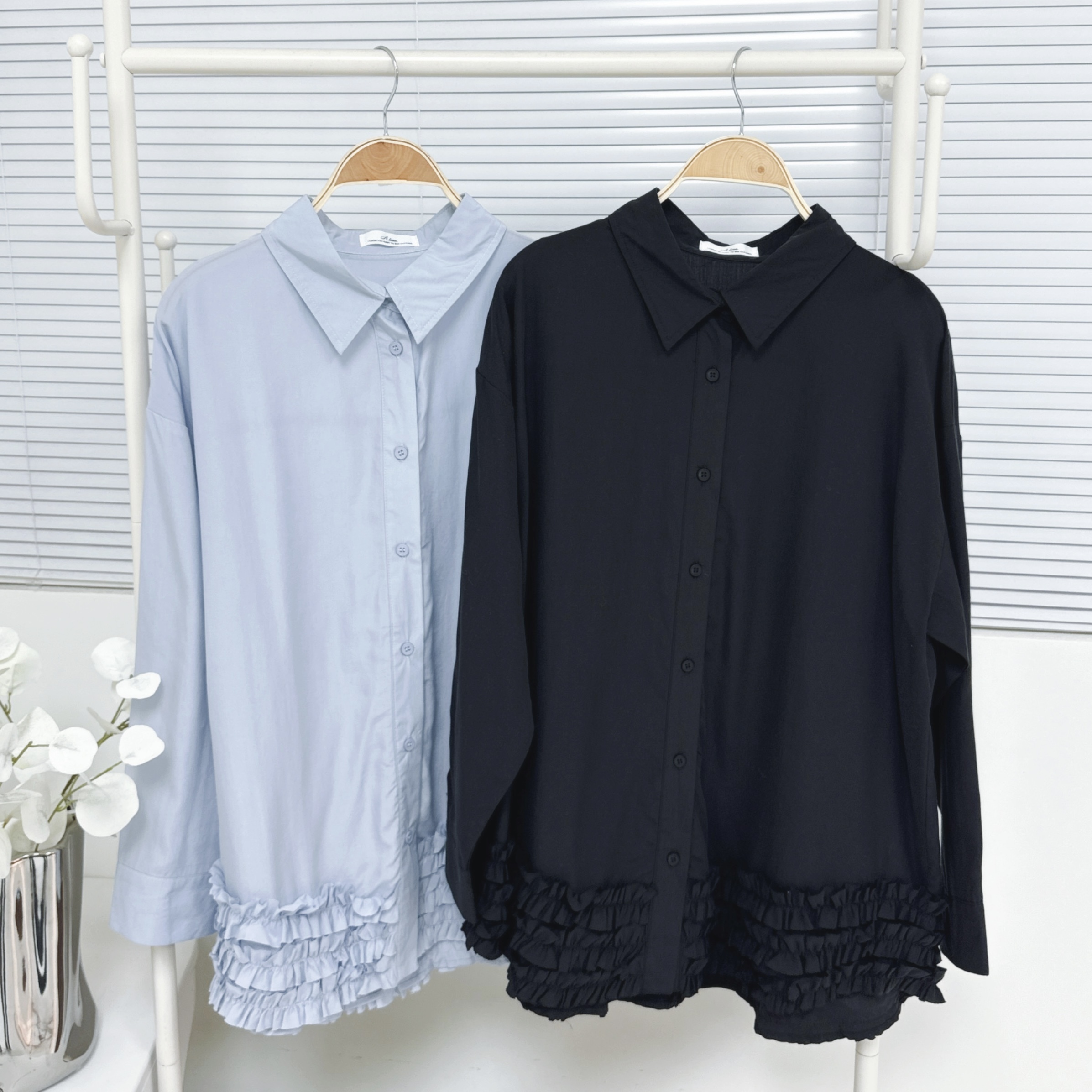 【廠家制】摺摺腳長袖恤 (H22-H23)