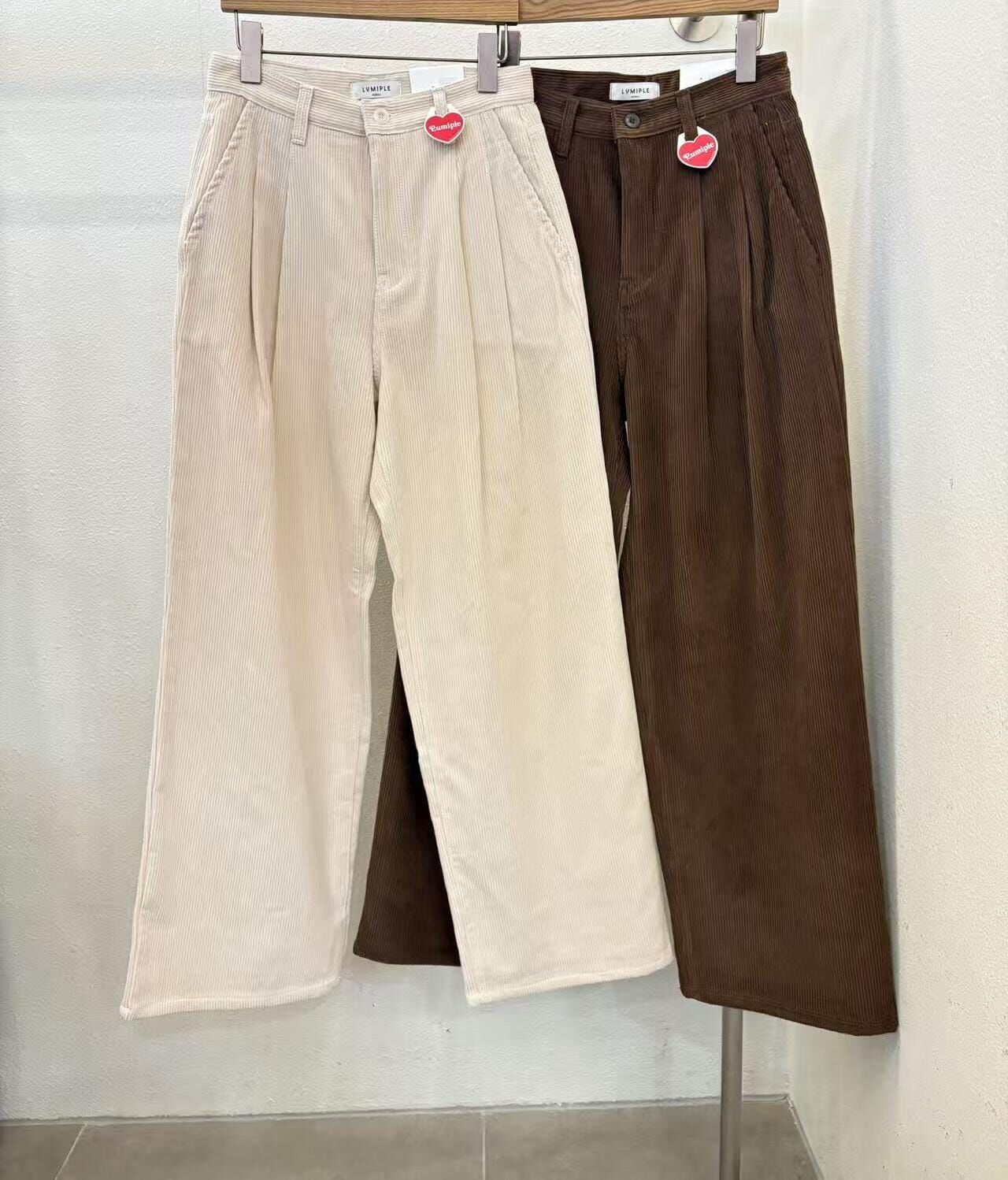 LP5331 寬鬆柔軟燈芯絨長褲