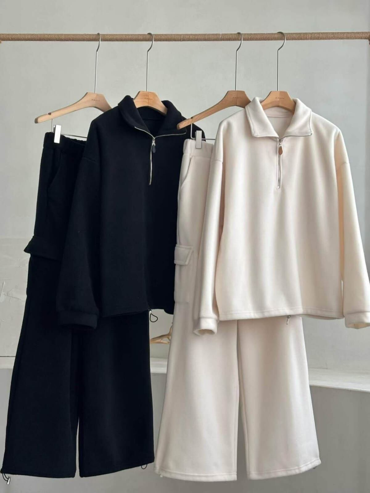 DM5320 橡筋腰棉質工裝休閑褲