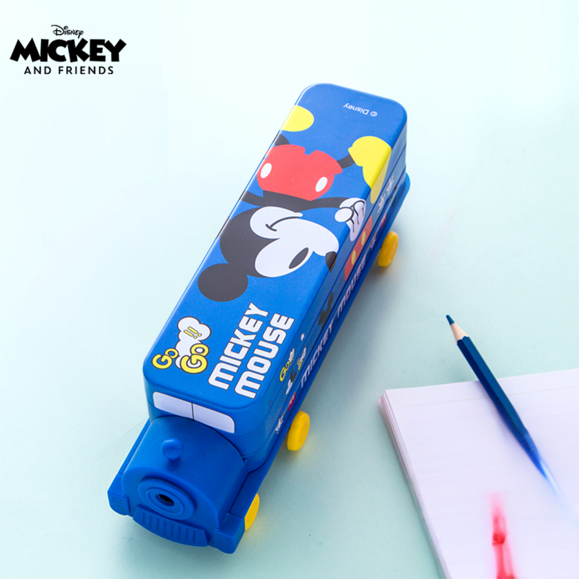 迪士尼米奇- 火車造型筆盒