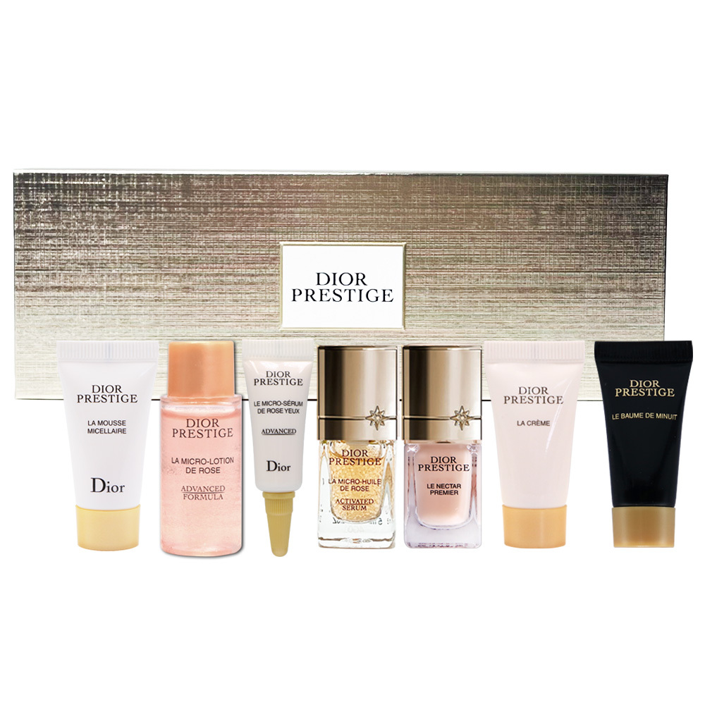 DIOR 迪奧 精萃再生玫瑰寵愛禮盒 (玫瑰潔顏乳+微導凝露+微導眼凝萃+玫瑰微導精露+玫瑰源萃+玫瑰賦活乳霜+午夜玫瑰霜)