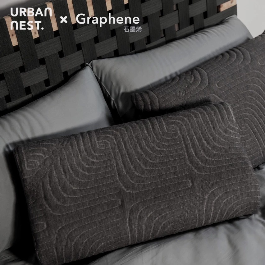 好眠日常｜石墨烯釋壓記憶枕 高密75D