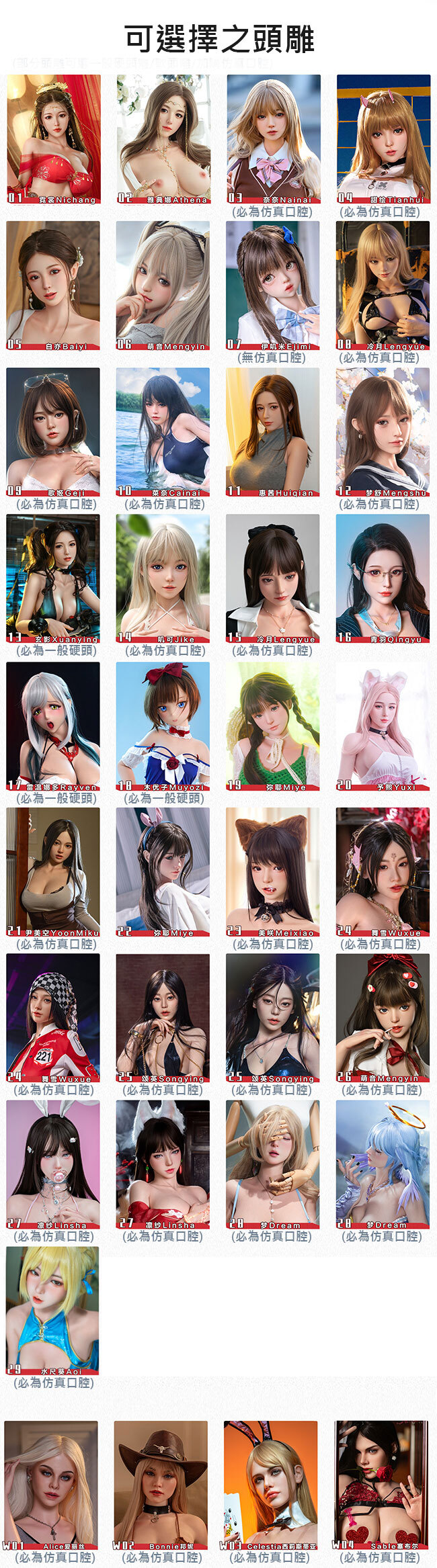 NOT YE 奈也娃娃 S5-3 擬真皮紋款矽膠胸模-18kg silicone sex doll torso